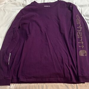 Carhartt Women’s  Deep Purple Long Sleeve Tee